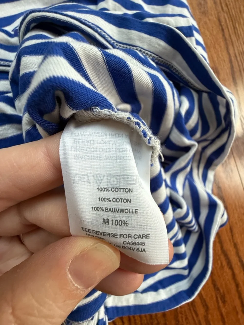 J. Crew Striped Knotted Top Sz M - Picture 4 of 4